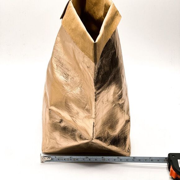 Metallic Gold Sack Bag - Picture 4 of 8